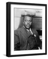 Marcus Garvey, Jamaican Black Nationalist and Separatist, Ca. 1920-null-Framed Photo