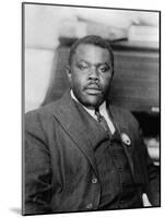 Marcus Garvey, Jamaican Black Nationalist and Separatist, Ca. 1920-null-Mounted Photo