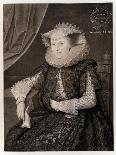 Portrait of Lady Elizabeth Knightley, 1591-Marcus Gheeraerts The Younger-Framed Giclee Print