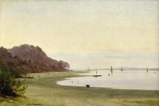 The Shore of the Elbe-Marcus Johann Haeselich-Giclee Print