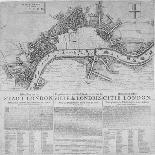 Map of London Showing the Destruction Caused by the Great Fire, 1666-Marcus Willemsz Doornick-Giclee Print