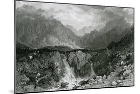 Mardale Head, Lake District-Thomas Allom-Mounted Art Print