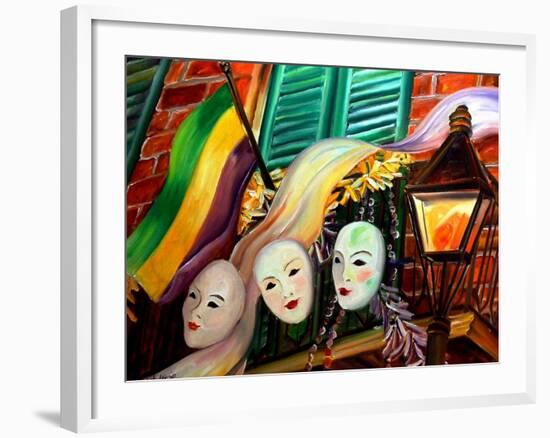 Mardi Gras Balcony-Diane Millsap-Framed Art Print