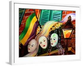 Mardi Gras Balcony-Diane Millsap-Framed Art Print