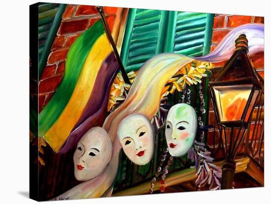 Mardi Gras Balcony-Diane Millsap-Stretched Canvas