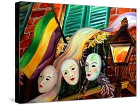 Mardi Gras Balcony-Diane Millsap-Stretched Canvas