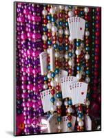 Mardi Gras Beads, French Quarter, New Orleans, Louisiana, USA-Walter Bibikow-Mounted Photographic Print