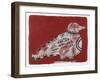 Mardi Gras Bird 19-Maria Pietri Lalor-Framed Giclee Print