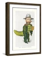 Mardi Gras Costume-null-Framed Art Print