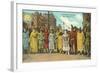 Mardi Gras Costumes, New Orleans, Louisiana-null-Framed Art Print