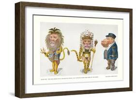 Mardi Gras Costumes-null-Framed Art Print