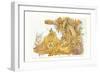 Mardi Gras Float Rendering-null-Framed Art Print