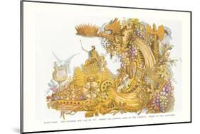 Mardi Gras Float Rendering-null-Mounted Art Print