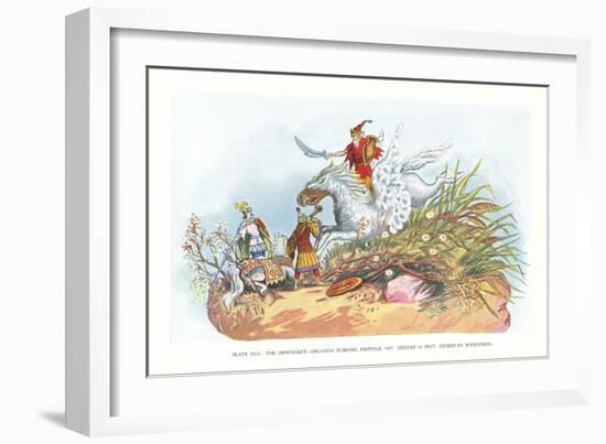 Mardi Gras Float Rendering-null-Framed Art Print