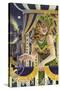 Mardi Gras Girl-Lantern Press-Stretched Canvas