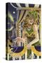 Mardi Gras Girl-Lantern Press-Stretched Canvas