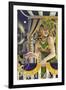 Mardi Gras Girl-Lantern Press-Framed Art Print