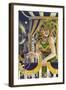 Mardi Gras Girl-Lantern Press-Framed Art Print