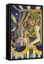 Mardi Gras Girl-Lantern Press-Framed Stretched Canvas