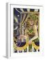 Mardi Gras Girl-Lantern Press-Framed Art Print