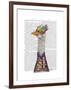 Mardi Gras Goose Harlequin Jacket-Fab Funky-Framed Art Print