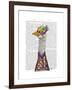 Mardi Gras Goose Harlequin Jacket-Fab Funky-Framed Art Print