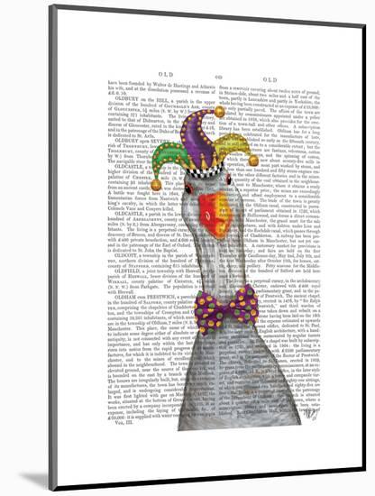 Mardi Gras Goose Jester Hat-Fab Funky-Mounted Art Print