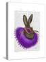 Mardi Gras Hare-Fab Funky-Stretched Canvas