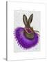 Mardi Gras Hare-Fab Funky-Stretched Canvas