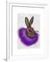 Mardi Gras Hare-Fab Funky-Framed Art Print