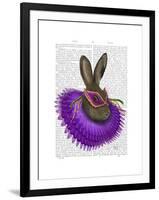 Mardi Gras Hare-Fab Funky-Framed Art Print