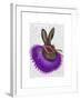 Mardi Gras Hare-Fab Funky-Framed Art Print