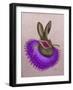 Mardi Gras Hare-Fab Funky-Framed Art Print