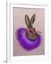 Mardi Gras Hare-Fab Funky-Framed Art Print