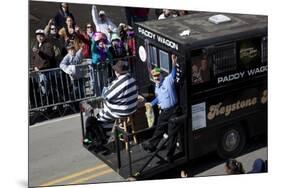 Mardi Gras Keystone Cops Paddy Wagon-Carol Highsmith-Mounted Art Print