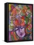 Mardi Gras Lady 615 4-Howie Green-Framed Stretched Canvas