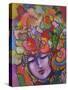 Mardi Gras Lady 615 4-Howie Green-Stretched Canvas