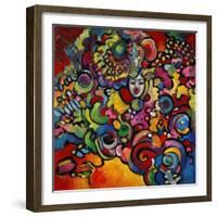 Mardi Gras Lady A-Howie Green-Framed Giclee Print