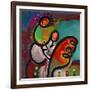 Mardi Gras Lady B-Howie Green-Framed Giclee Print