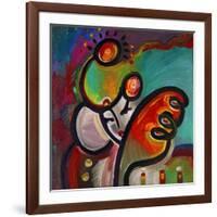 Mardi Gras Lady B-Howie Green-Framed Giclee Print