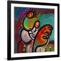 Mardi Gras Lady B-Howie Green-Framed Giclee Print