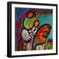 Mardi Gras Lady B-Howie Green-Framed Premium Giclee Print