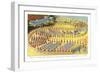 Mardi Gras Marchers-null-Framed Art Print