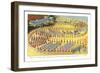 Mardi Gras Marchers-null-Framed Premium Giclee Print