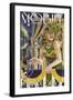 Mardi Gras - Mobile, Alabama-Lantern Press-Framed Art Print