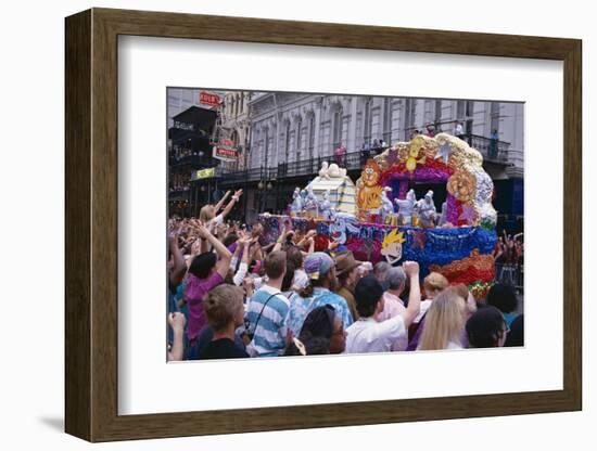 Mardi Gras, New Orleans, Louisiana, USA-Charles Bowman-Framed Photographic Print