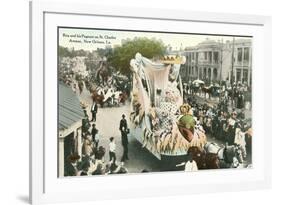 Mardi Gras Parade Float, Rex-null-Framed Art Print