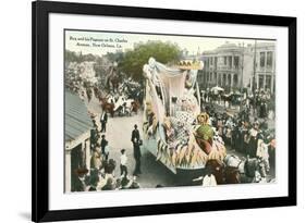 Mardi Gras Parade Float, Rex-null-Framed Art Print