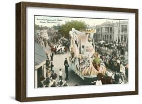 Mardi Gras Parade Float, Rex-null-Framed Art Print