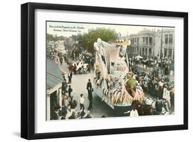 Mardi Gras Parade Float, Rex-null-Framed Art Print